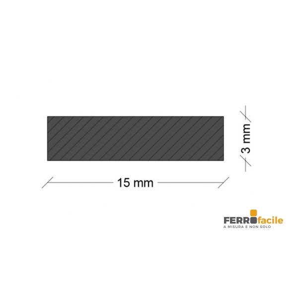 Ferro Piatto 15x3