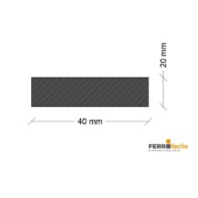 Ferro Piatto 40x20