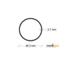Tubo tondo 48x2.7