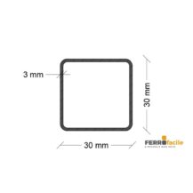 Ferro Tubolare quadro