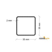 Acciaio Inox Tubolare Quadro