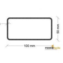 Tubo rettangolo - Tubolare rettangolare in Ferro