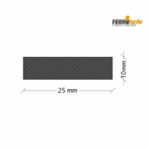 FERRO PIATTO 25x10